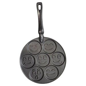 Nordic Ware Emoji Smiley Face Pancake Griddle 10.5" Pan Made in USA